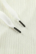 Drawstring Drop Shoulder Long Sleeve Hoodie Woman Sweatshirts