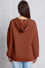 Kapuzenpullover mit Kängurutasche und Kordelzug, überschnittene Schultern, Damen Sweatshirts