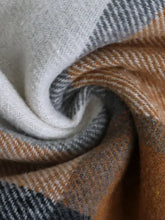 Drawstring Plaid Zip Up Long Sleeve Hooded Outerwear Woman Outerwear