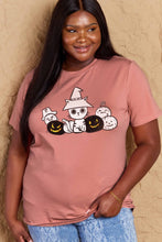 Womens Halloween T Shirt Dusty Rose Pink with Sleeve Length Options