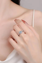 1 Carat Moissanite 925 Sterling Silver Halo Ring Rings