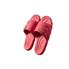 Open Toe Flats Slippers Red Woman Slippers