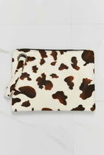 Come Along Animal Print Wristlet Brown Cream One Size