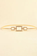 Square Shape Zinc Alloy Buckle Iron Belt