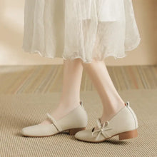 Square Toe Block Heels Pumps woman pumps