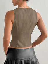 Tied Front V-Neck Tank