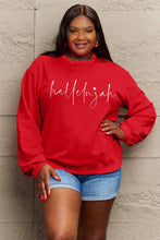Simply Love Full Size Letter Graphic Long Sleeve Sweatshirt Woman Sweatshirts