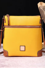PU Leather Crossbody Bag Mustard One Size Handbags