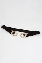 Double Hoop Buckle Elastic Belt Belts
