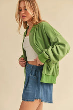 Aemi + Co Snap Down Drop Shoulder Brushed Jacket Woman Outerwear