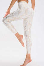 Animal Print Slim Fit Wide Waistband Long Sports Pants Woman Leggings