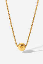 18K Gold-Plated Round Shape Pendant Necklace Gold One Size