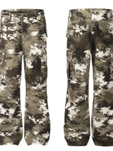 Men's Camouflage Cargo Wide Leg Pants