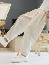 Men's Plus Size Cropped Straight Pants