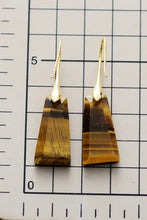 Handmade Geometrical Shape Natural Stone Dangle Earrings Earrings