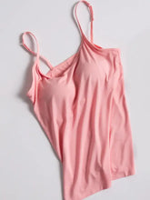 Scoop Neck Adjustable Strap Cami Tanks & Camis