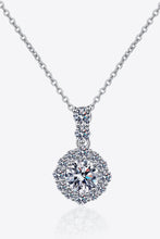 1 Carat Moissanite 925 Sterling Silver Necklace Silver One Size