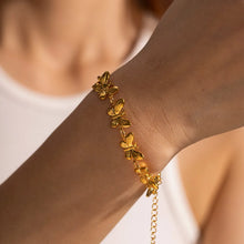 18K Gold-Plated Butterfly Bracelet