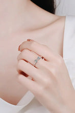 Moissanite Bow Rhodium-Plated Ring Rings