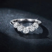 Inlaid Moissanite 925 Sterling Silver Ring Rings