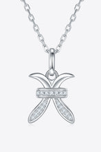 Moissanite Constellation Pendant Necklace Pisces One Size