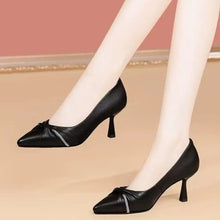 Point Toe Flare Heels Pumps woman pumps
