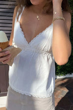 Lace Detail V-Neck Cami Tanks & Camis