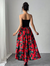 Floral Tube Maxi Dress