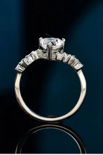 1 Carat Moissanite Heart 925 Sterling Silver Ring Rings