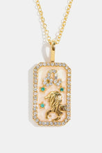 Rhinestone Constellation Pendant Copper Necklace Necklaces