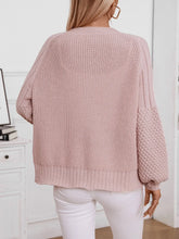 V-Neck Button Up Raglan Sleeve Cardigan Woman Outerwear