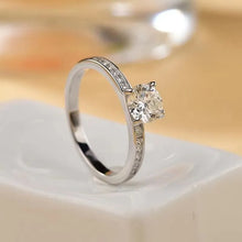 2 Carat Moissanite Zircon 925 Sterling Silver Ring Rings