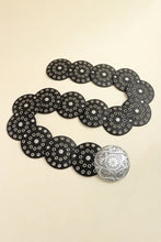 Vintage PU Leather Wide Belt Silver One Size Belts