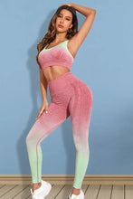 Gradient Sports Tank and Leggings Set Woman Activewear