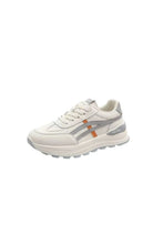 Round Toe Lace-Up Athletic Gray