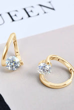 2 Carat Moissanite 925 Sterling Silver Heart Earrings Earrings