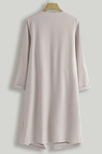 Open Front Long Sleeve Trench Coat