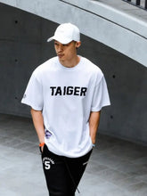 Men's Plus Size Letter Graphic Round Neck Half Sleeve T-Shirt Mens Tops