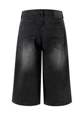 Men's Washed Denim Bermuda Shorts
