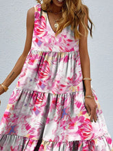 Floral Tiered Maxi Tank Dress Woman Maxi Dress