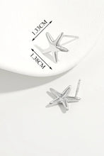 925 Sterling Silver Star Stud Earrings