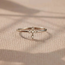 925 Sterling Silver Cross Ring Silver