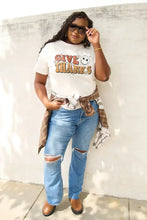 Simply Love Full Size GIVE THANKS Short Sleeve T-Shirt Woman T Shirts