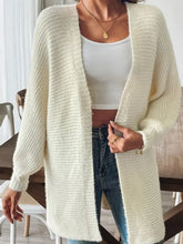 Open Front Long Sleeve Cardigan Woman Outerwear