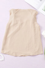 V Neck Knotted Shoulder Vest