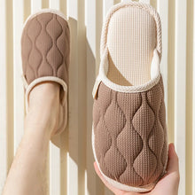 Round Toe Flats Slippers Brown Woman Slippers