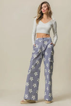 BiBi Flower Printed Side Pocket Wide Pants Woman Pants