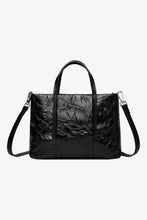 PU Leather Handbag Black One Size Handbags