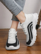 Mesh Round Toe Platform Athletic