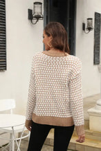 Angel Wings Printed Round Neck Dropped Shoulder Sweater Sweater Pullovers